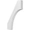 Ekena Millwork 3 1/2-in. W x 20-in. D x 32-in. H Westlake Architectural Grade PVC Knee Brace BRCP035X20X32WTL - alternate 1